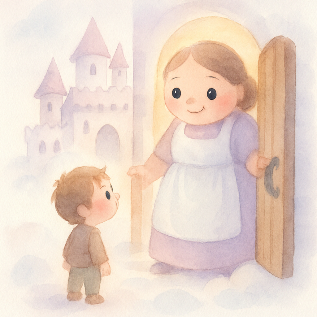 구름 위의 거대한 성과 거인의 아내